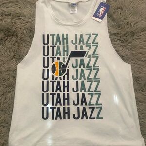 NBA Utah Jazz White Tank Top
